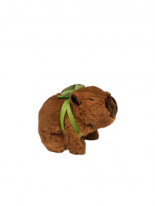 Peluche capibara mini con mochila por mayor