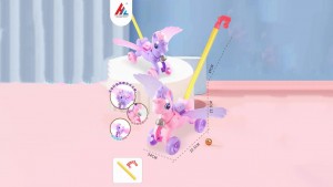 Carrito unicornio por mayor
