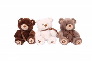 Peluche osito con collar por mayor