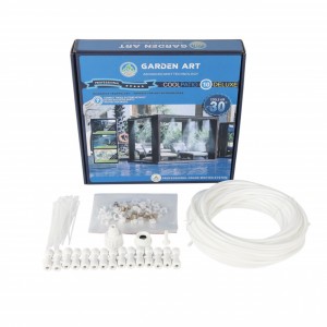 SISTEMA DE RIEGO 15M TUBO C/ACCESORIOS METAL  JW-01-15 por mayor